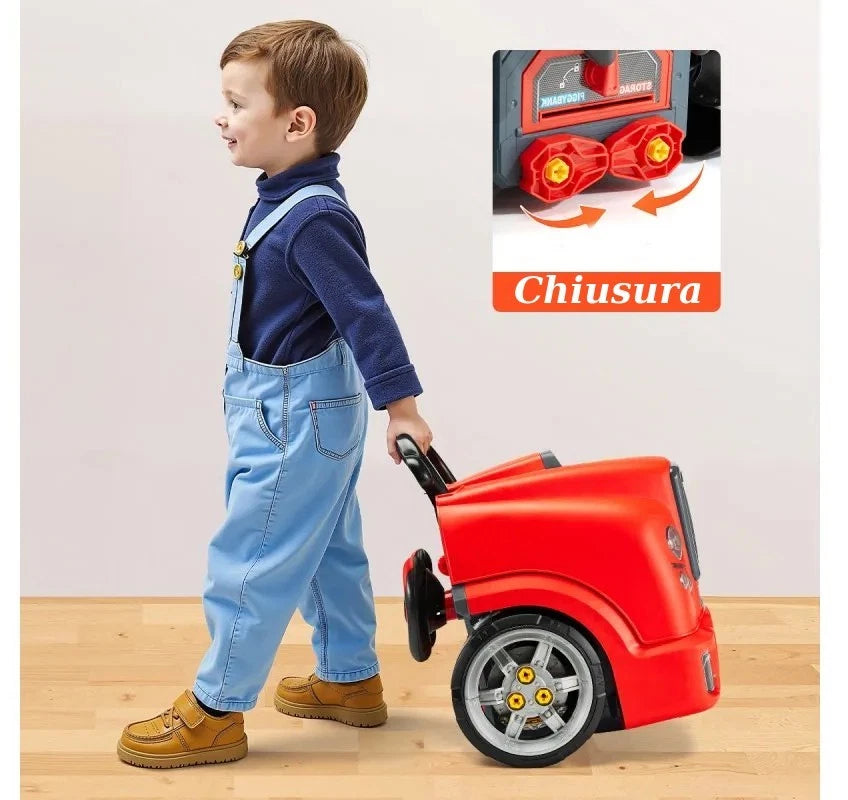 officina meccanico giocattolo set gioco luci e suoni camion officina per bambini