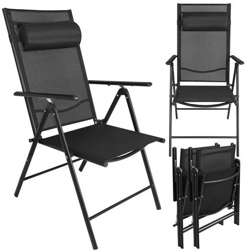 2 sedie da giardino reclinabili set 2 sedie pieghevole prendisole + poggiatesta