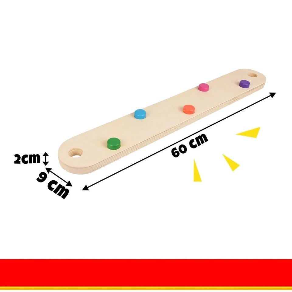 trave equilibrio montessori per bambini percorso sviluppo motorio e sensoriale
