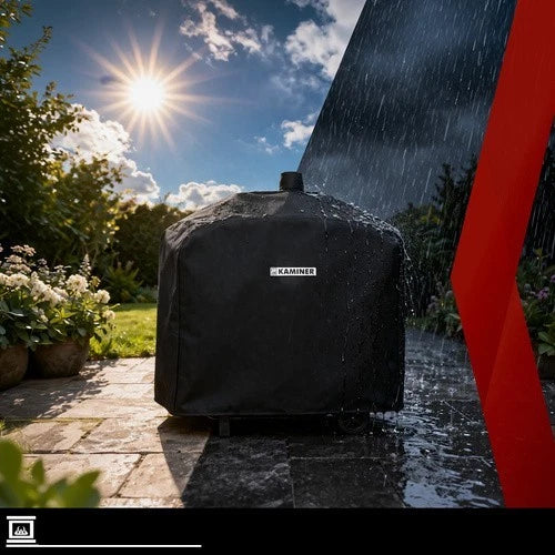 bbq barbecue a carbone carbonella griglie in ghisa + coperchio, termometro, soffiatore e tanti accessori