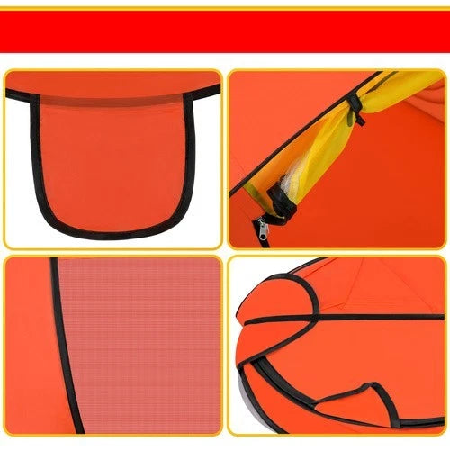 Tenda da spiaggia Tenda da gioco bambini Tigro con set secchiello palette pop-up