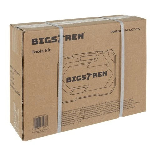 Set chiavi a bussola 1/4" e 1/2" acciaio 72 pezzi set chiavi cricchetto punte