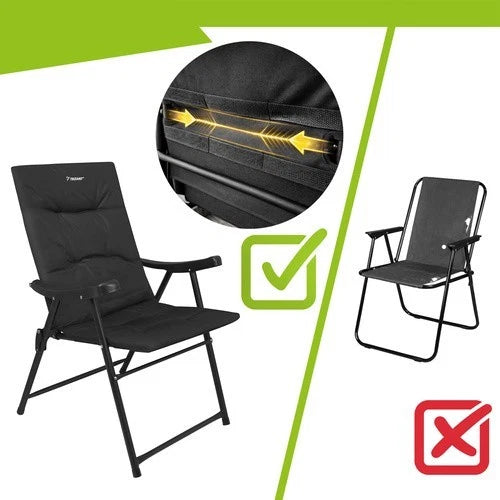 Sedia da pesca sedia giardino pieghevole sedia campeggio portata 120 kg, leggera