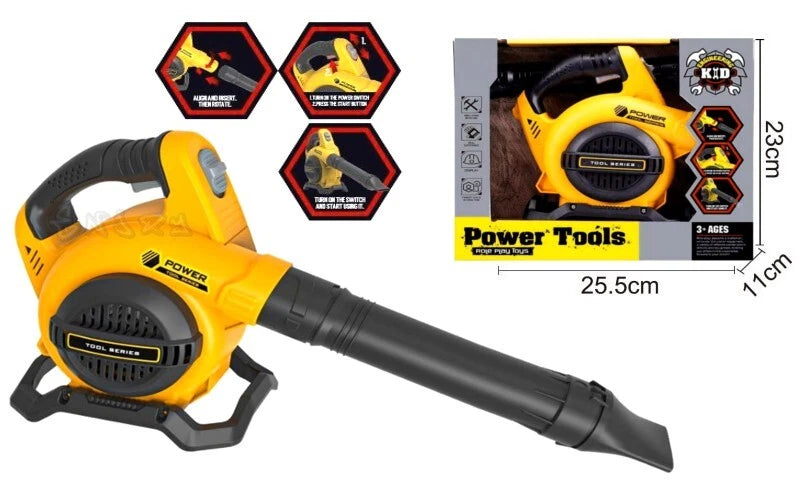 Soffiatore Foglie + Motosega Set Giardiniere Giocattolo Luci Suoni Funzioni Real