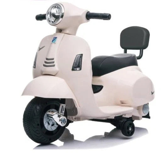 Scooter Elettrico per Bambini 1 - 3 Anni con Luci Led e Suoni Vespa GTS 7,2V