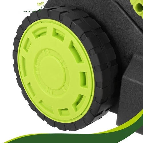 Raccoglitore di foglie e erba raccoglifoglie 24 litri a spazzole maneggevole