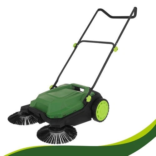 Raccoglitore di foglie e erba raccoglifoglie 24 litri a spazzole maneggevole