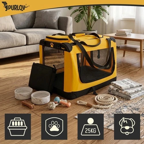 Trasportino Animali Borsa trasporto cani e gatti fino a 25 Kg Borsa Pieghevole