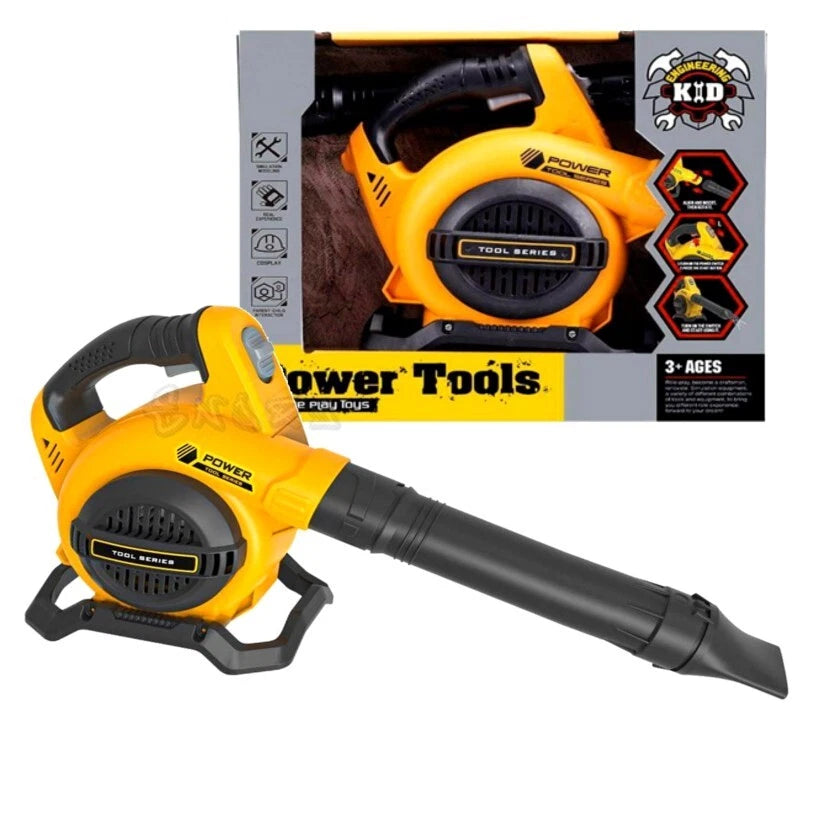 Soffiatore Foglie + Motosega Set Giardiniere Giocattolo Luci Suoni Funzioni Real