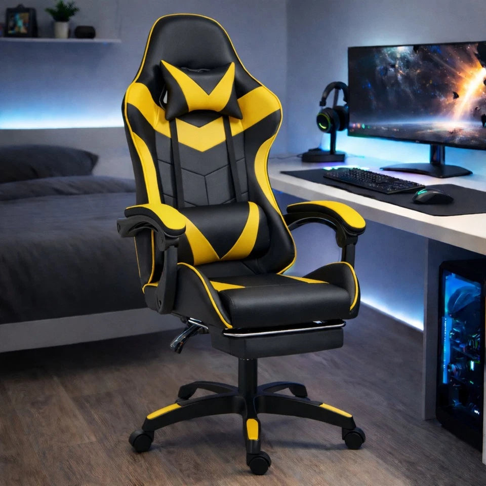 Sedia da Gaming in ecopelle Sedia postazione gioco sedia ufficio studio lavoro