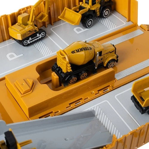 Camion Giocattolo per Bambini Veicoli da Cantiere Gru Gioco Betoniera Garage ecc