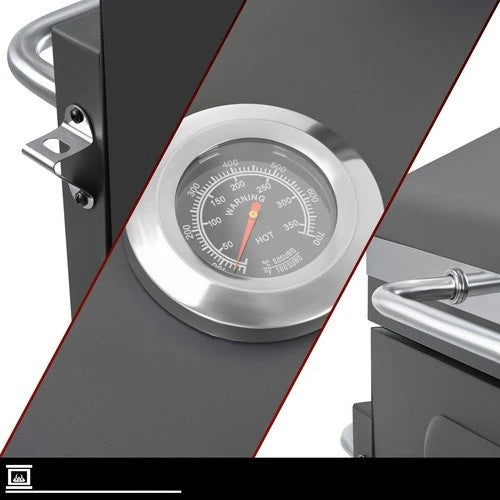 bbq barbecue carbone carbonella griglia ghisa + coperchio soffiatore accessori