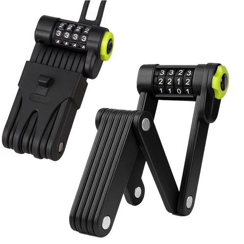 Lucchetto Bici Pieghevole 45 cm Antifurto a combinazione per Bicicletta bambino