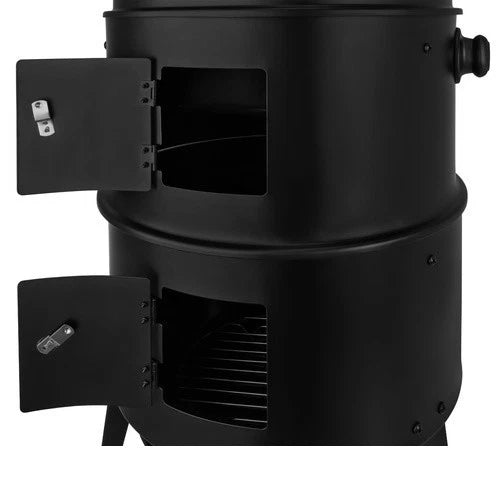 bbq barbecue a carbone carbonella con coperchio affumicatore termometro braciere