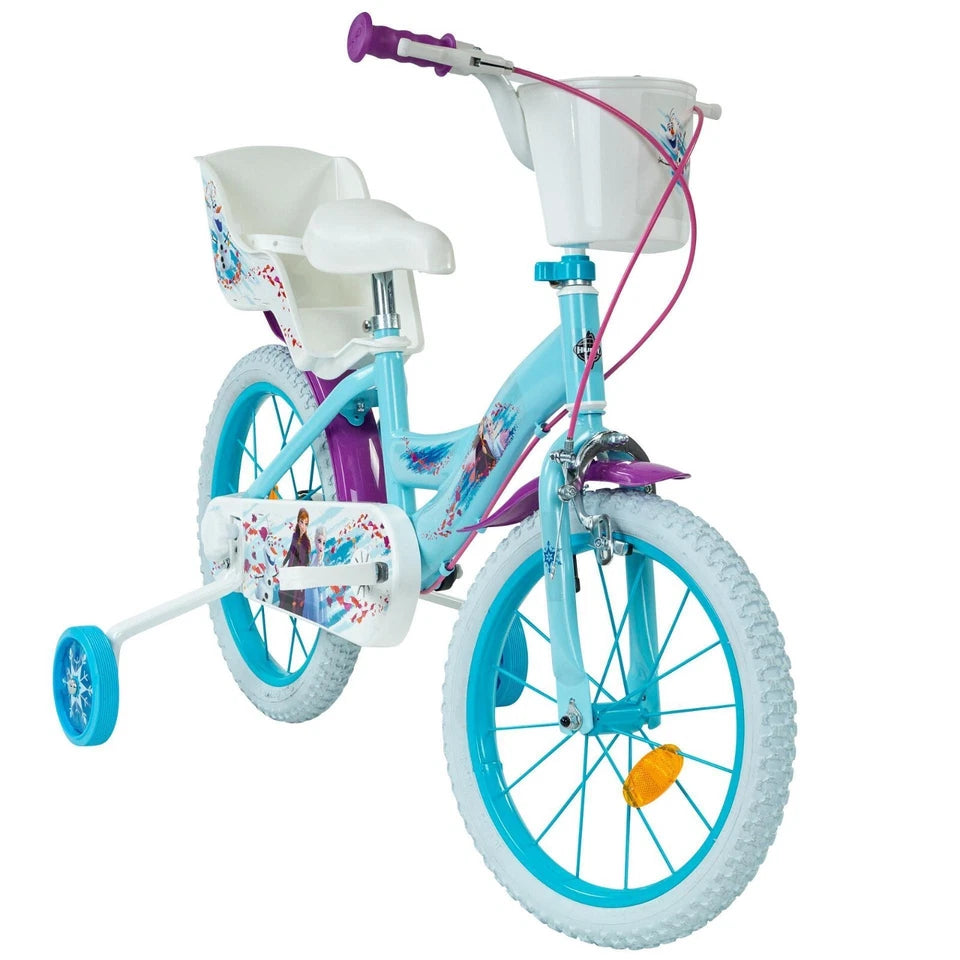 Bicicletta 16 Pollici Bici Frozen per Bambina Bici Elsa Anna 4 5 6 anni