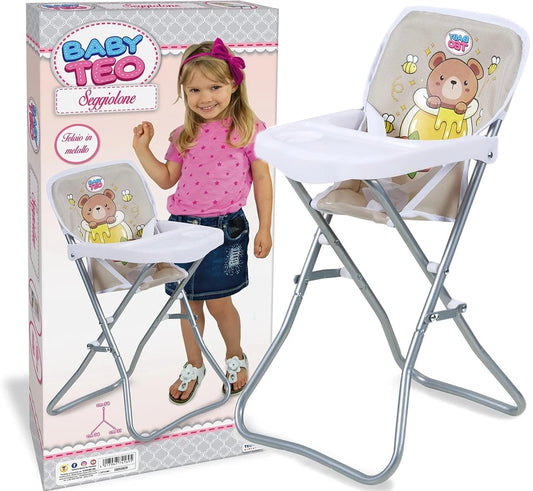 seggiolone per bambole e bambolotti seggiolone giocattolo altezza 54 cm.