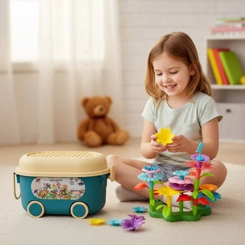 Giocattoli Bambine 3 anni Giocattoli per la Costruzione di Giardini Fioriti costruzioni negozio dei fiori