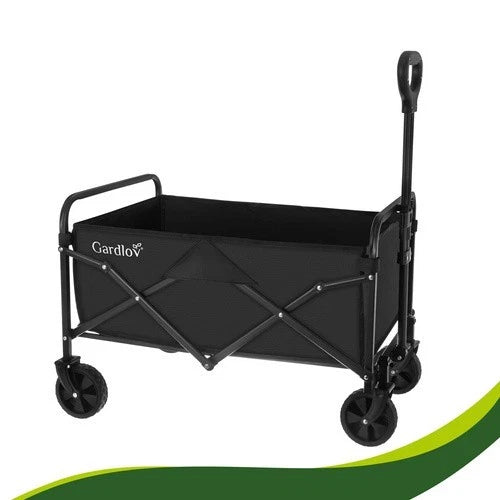 Carrello pieghevole giardino trasporto portapacchi per esterni mare carico 100kg