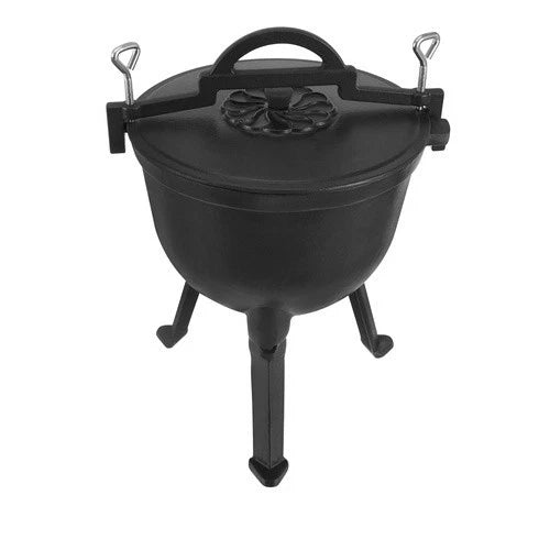 calderone pentolone in ghisa Dutch Oven pentola da campeggio pesca per fuoco