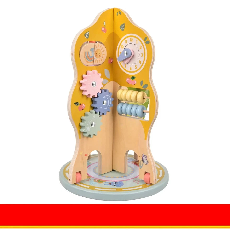 Giochi Montessori Giocattolo in legno Multiattività per bambini albero educativo