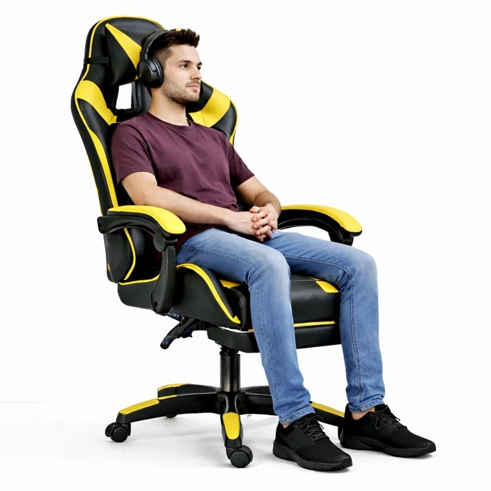 Sedia da Gaming in ecopelle Sedia postazione gioco sedia ufficio studio lavoro