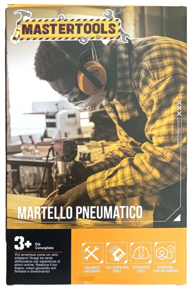 Martello giocattolo per bambini martello pneumatico demolitore gioco + accessori
