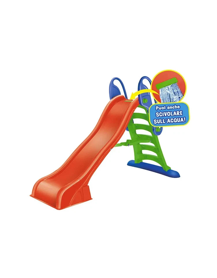 SCIVOLO BAMBINI grande 188x88x125H cm scivolo giardino giochi d'acqua pieghevole