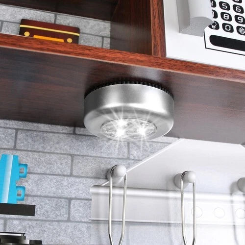 CUCINA PER BAMBINI Moderna IN LEGNO CUCINA con FRIGO FORNO PENTOLE E LUCE