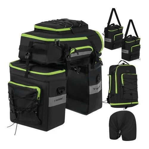 Set di borse da bicicletta per portapacchi, da sella, borse laterali Waterproof