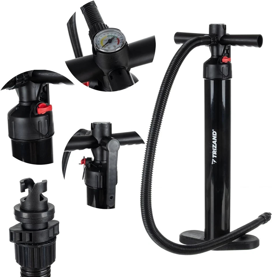 Tavola Da Stand Up Paddle SUP Gonfiabile  Pompa Pagaia Sedile Zaino Sacca 335 cm