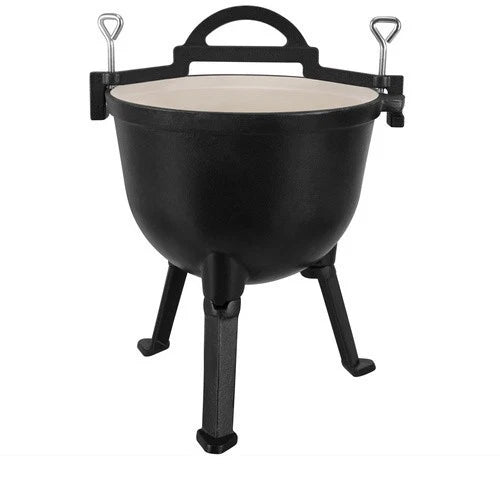 calderone pentolone in ghisa Dutch Oven pentola da campeggio pesca per fuoco