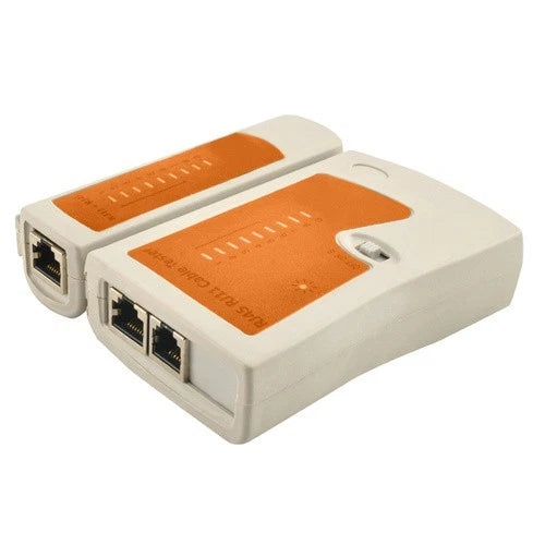 Kit tester cavo rete LAN RJ45 RJ11 pinza crimpatrice plug ethernet custodia