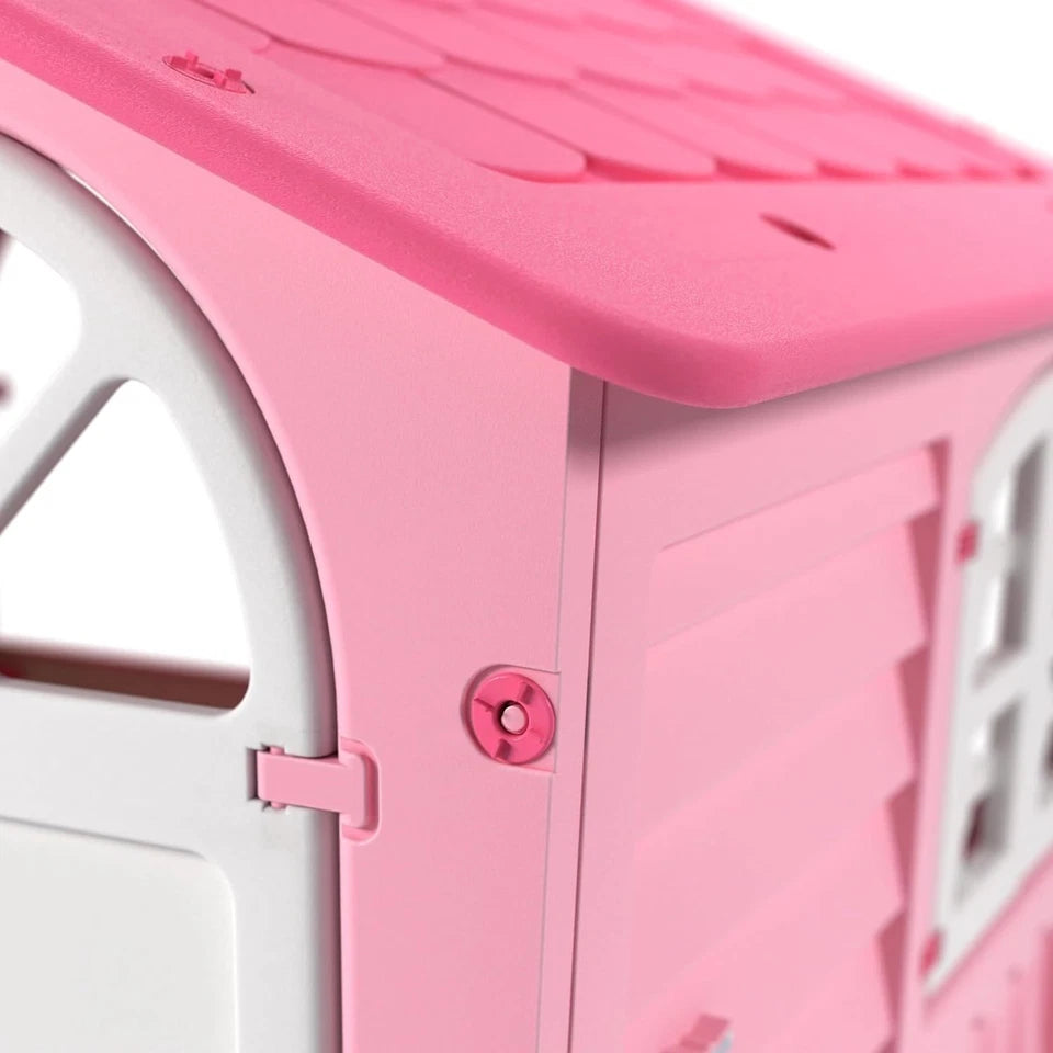 CASA PER BAMBINI rosa giardino Casa Grande Casetta XXL interno ed esterno h. 130