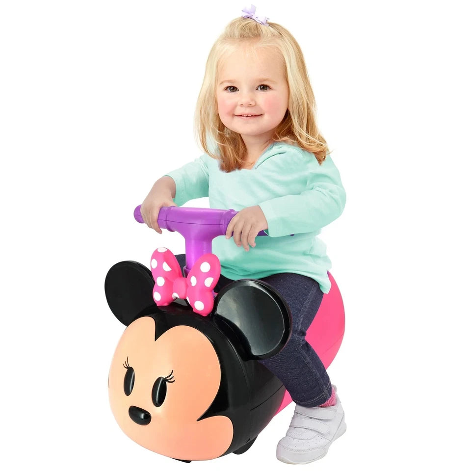 Auto a spinta ride on disney minnie topolina cavalcabile luci suoni