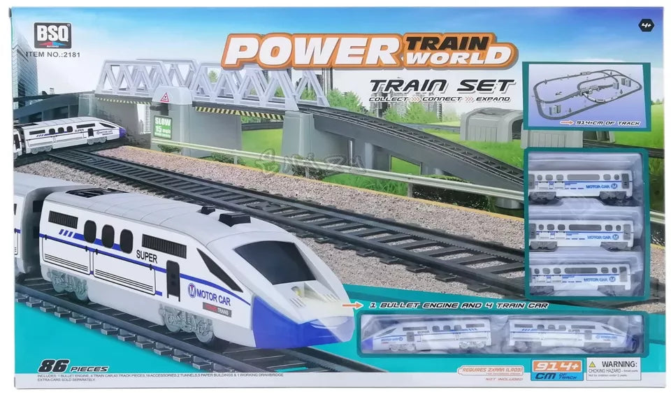 Pista Treno Elettrico Pista trenino a batteria per bambini treno freccia 322-