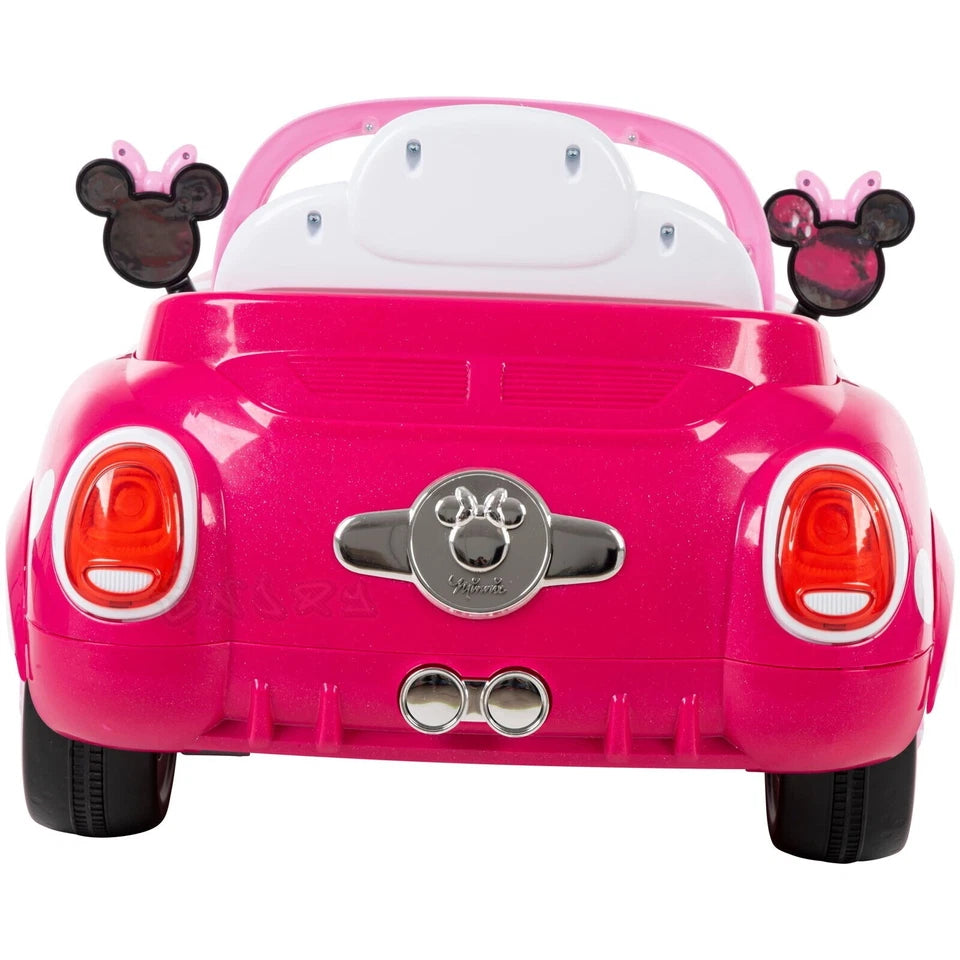 Auto elettrica per bambini Minnie Mouse 6 V litio macchina elettrica luci  suoni