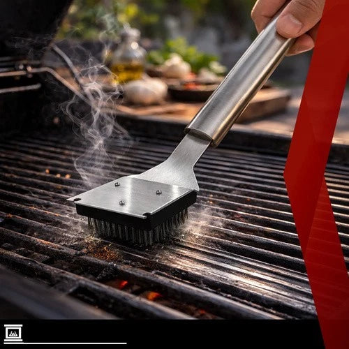 Set Accessori Barbecue 26 Pezzi in Acciaio inox- Valigetta Portatile Kit griglia