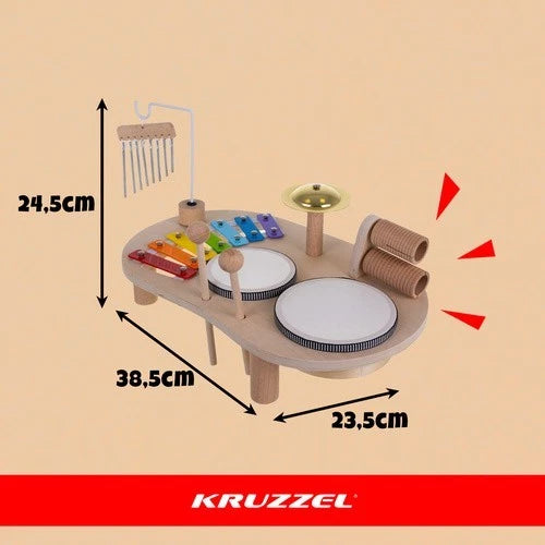Montessori Set strumenti musicali per bambini educativo con xilofono per bambini
