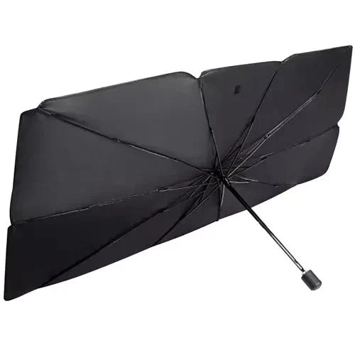 Parasole per Auto Parabrezza Anteriore ad Ombrello Portatile Pieghevole 132x76cm