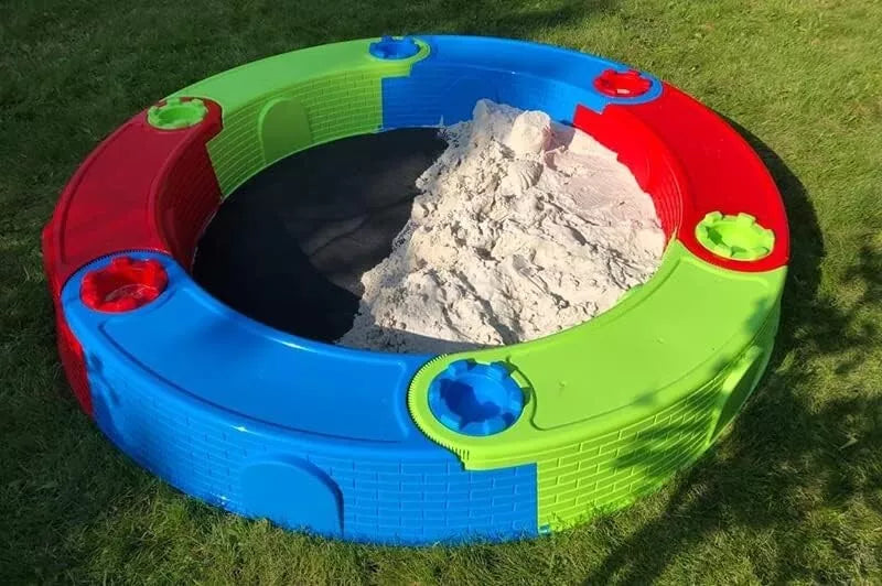 sabbiera da giardino per bambini sabbiera GRANDE con tappetino sabbiera modulare