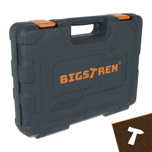 Set chiavi a bussola 1/4" e 1/2" acciaio 72 pezzi set chiavi cricchetto punte