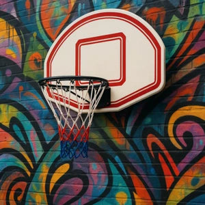 Canestro da Basket da Parete con Tabellone – Per Bambini e Adulti Interni/Estern