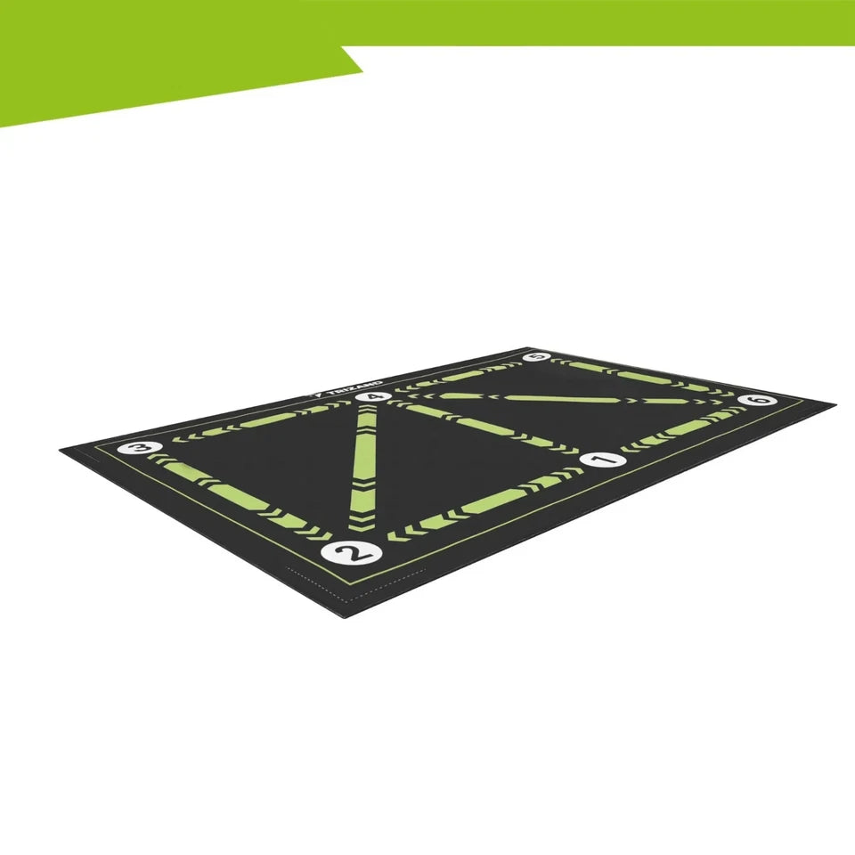 Tappeto Allenamento Calcio 60x90 Tappetino Dribbling Controllo + Pallone e sacca
