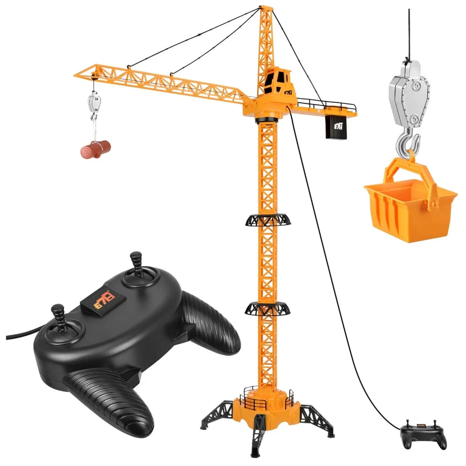 GRU GIOCATTOLO FILOGUIDATA CON TELECOMANDO h 128 CM GRU telecomandata 360°