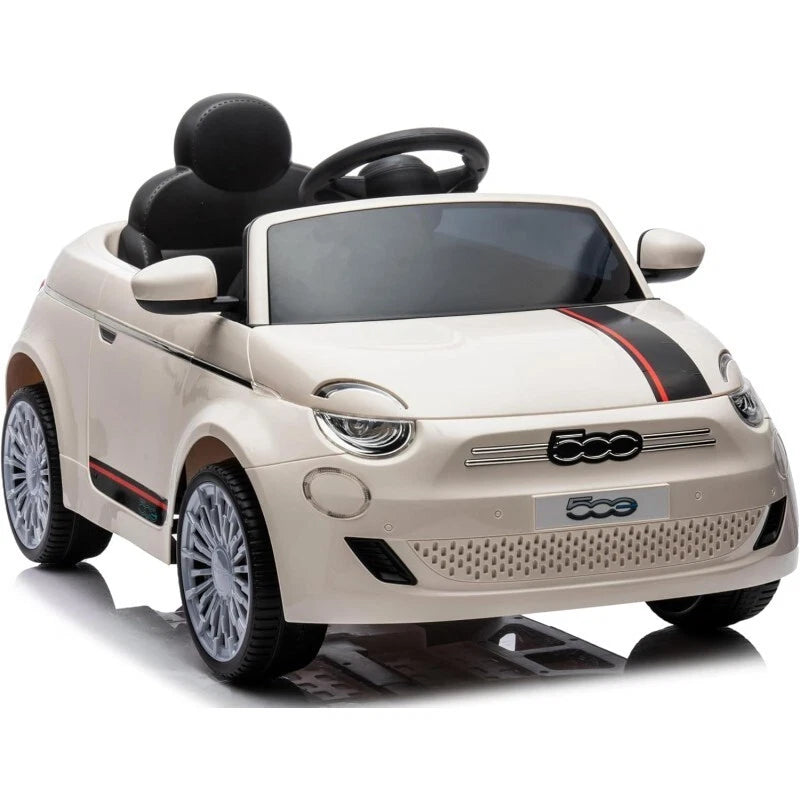Macchina elettrica fiat 500 auto elettrica per bambini 12 V 4,5 Ah fari led