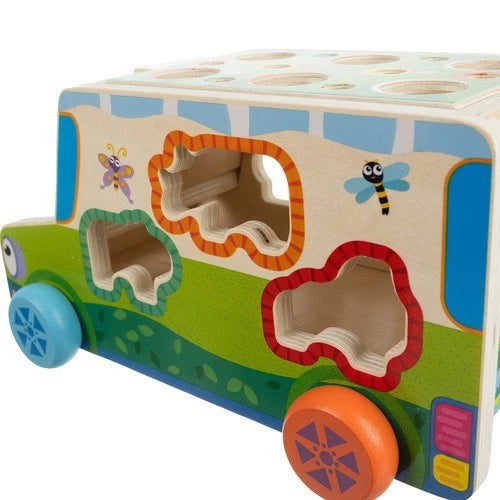 giocattolo per bambini camion giochi montessori in legno bambini multi attività