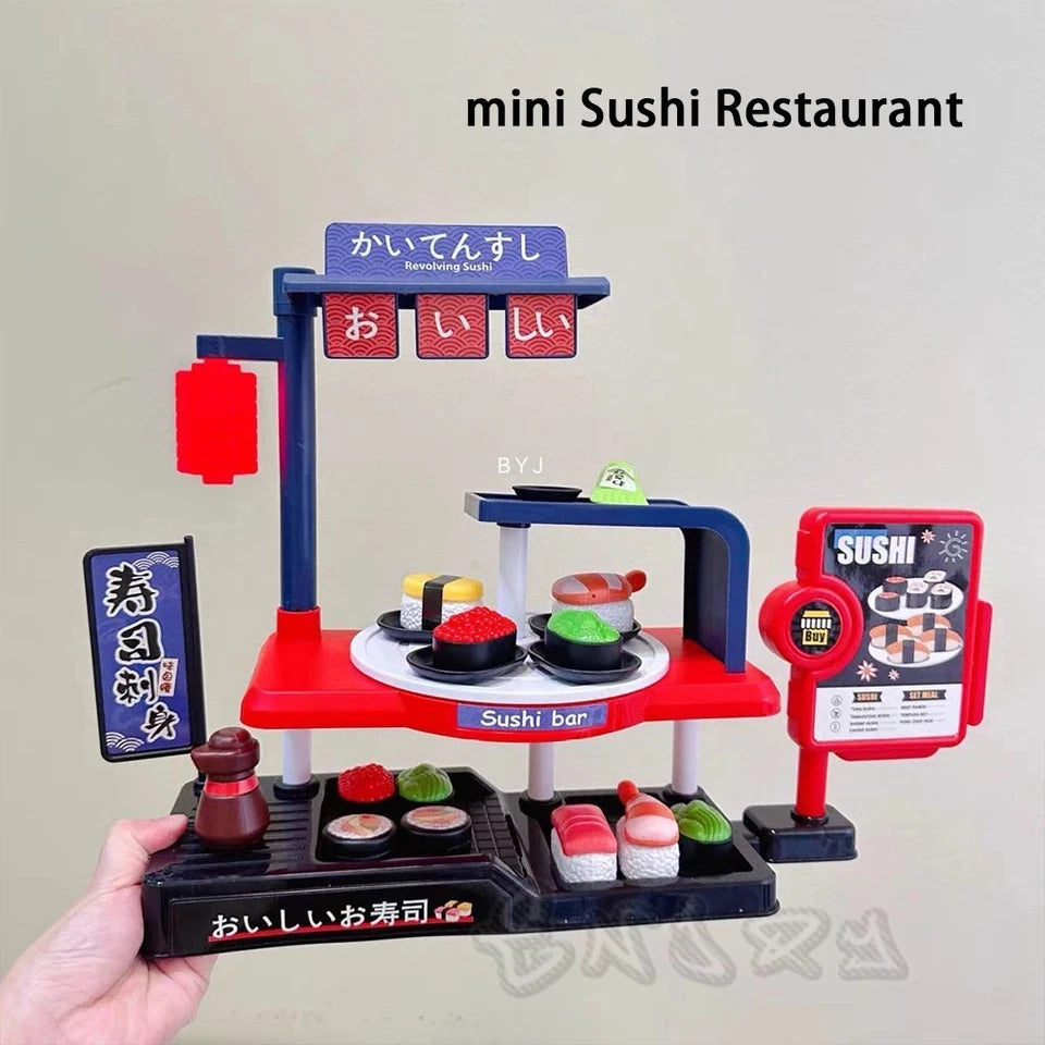 Gioco Cucina Sushi Bar Giocattolo bambini con accessori Set Sushi per giocare