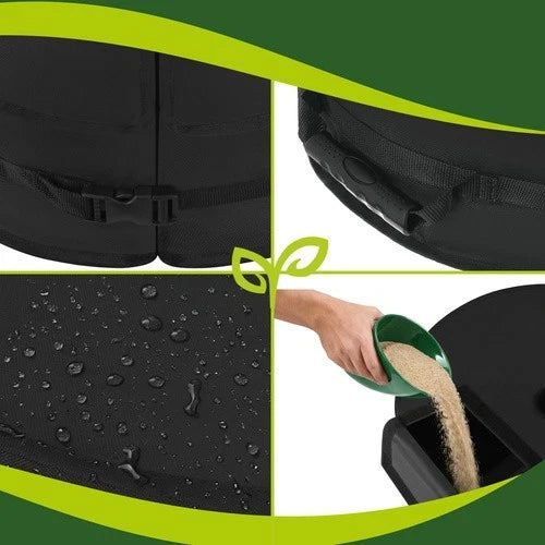 base per ombrellone da riempire con sabbia base impermeabile ombrellone giardino