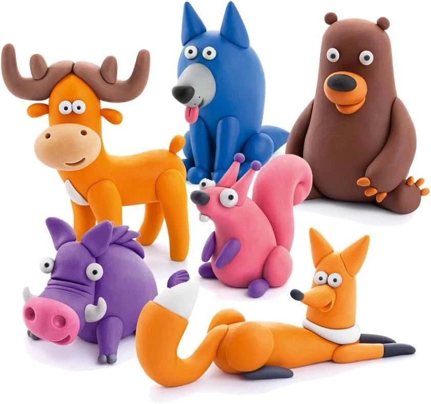 Hey Clay Pasta Modellabile - Big Set-  Foresta animali Big Set - AA.VV.
