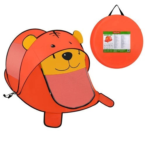 Tenda da spiaggia Tenda da gioco bambini Tigro con set secchiello palette pop-up